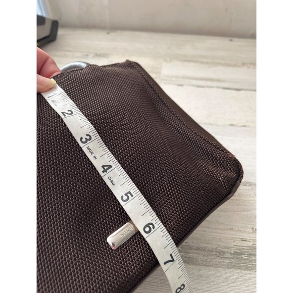 Nine West brown short handled zippered bag - Picture 7 of 9